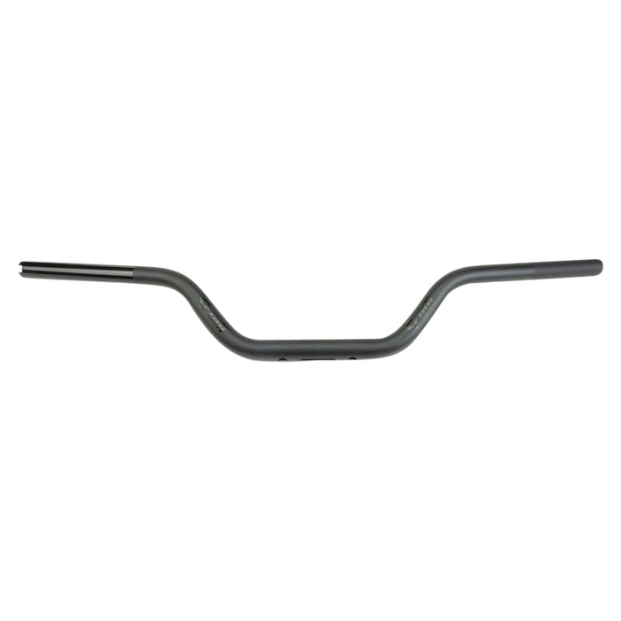 A black ODI 1-1/8" V-Twin Tapered Moto Bars handlebar on a white background showcasing Moto Bars.