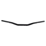 A black ODI 1-1/8" V-Twin Tapered Tracker Bars handlebar on a white background showcases the strength of the V-Twin engine.