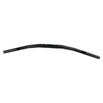 A black ODI 1-1/8" V-Twin Tapered Tracker Bars handlebar on a white background showcases the strength of the V-Twin engine.