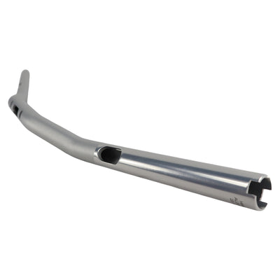 An ODI 1-1/8" V-Twin Tapered Tracker Bars - Silver - TBW handlebar for a motorcycle.