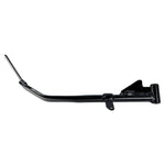 A Moto Iron® black +1" Kickstand 2004-2021 Sportster 9" (Except 21 Sportster S/RH 1250S) for a Harley-Davidson Sportster motorcycle on a white background.