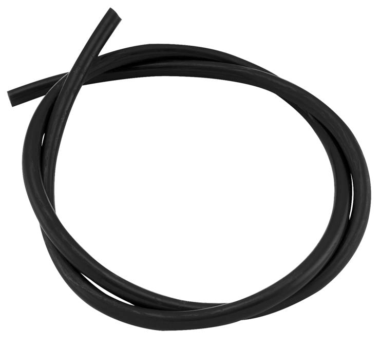 An Emgo 1/4" Rubber Fuel/Oil Line 5ft on a white background.