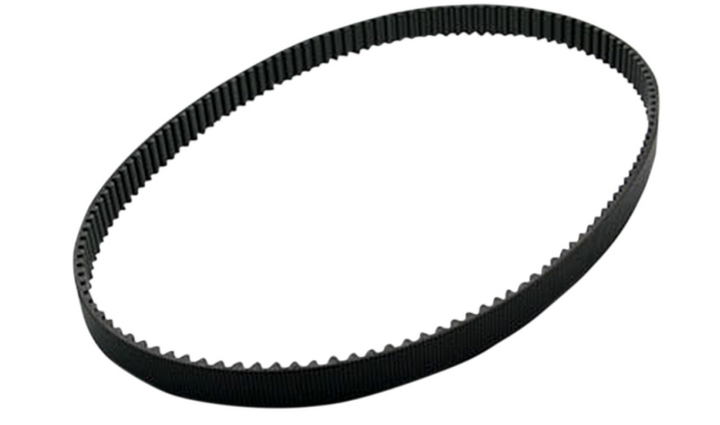 A High Strength Final Drive Belt, 135T, 1.125" by S&S Cycle on a background.
