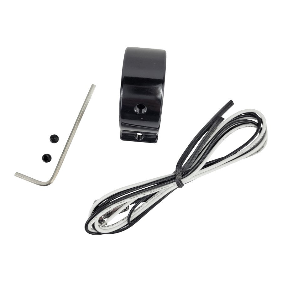 A HardDrive Single Handlebar Switch Kit - Black - 1" with a cord for control.