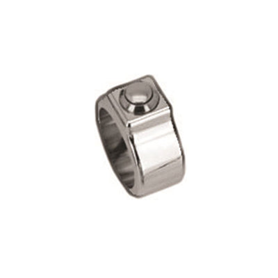 A square-shaped ring with the HardDrive Single Handlebar Switch Kit - Chrome - 1".