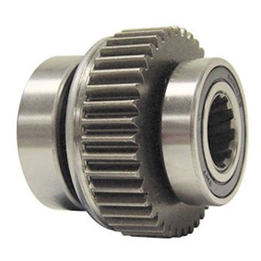 A Mid-USA Starter Drive Clutch gear wheel on a white background.