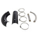 A SP Concepts motorcycle exhaust with SP Concepts Black Heat Shields for All M8 Softails & Baggers, 99-05 Dyna, 06-17 Dyna.