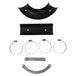 A SP Concepts motorcycle exhaust with SP Concepts Black Heat Shields for All M8 Softails & Baggers, 99-05 Dyna, 06-17 Dyna.