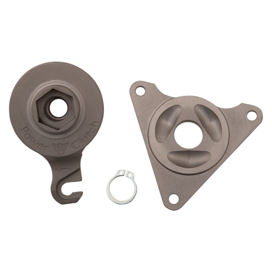 A brown Power Clutch For Harley Sportster 1986-1993 nut and bolt set with a nut and a washer from Muller Motorcycle AG.