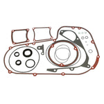 Assorted James Gaskets Primary Gasket Kit for 85-93 Big Twin engine gaskets displayed on a white background.