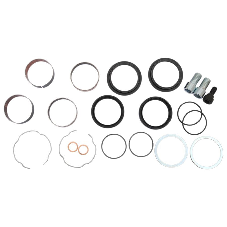 A group of Drag Specialties M8 49mm Fork Leg Rebuild Kit With Bushings fitment objects.