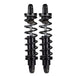 Pair of black Legend Suspensions Revo FL Shocks - Black - Standard Springs - 13" - FL &