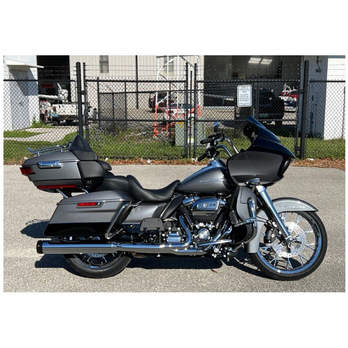 The Coastal Moto Marlin Precision Cast 3D 18x5.5 Rear Wheel in chrome, designed for &