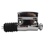 A Drag Specialties Rear Brake Master Cylinder For Sportsters (fits 87-03) Smooth clamp on a white background.