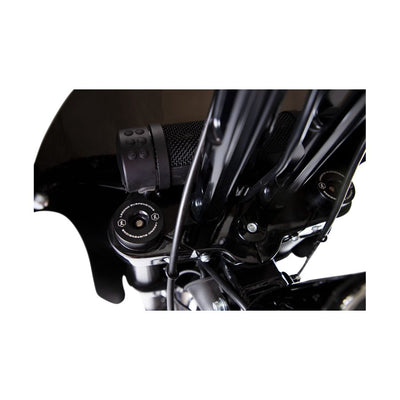 KURYAKYN is a durable and weather-resistant motorcycle brand known for its Road Thunder Sound Bar Plus by MTX Bluetooth receiver technology.
