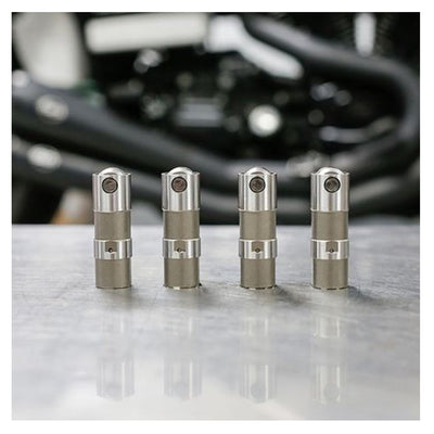 Harley-Davidson motorcycles are renowned for their rapid pump up and S&S Cycle Precision Tappets in the valve train, which helps reduce valve train noise.