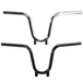The TC Bros. 1" Bootlegger Handlebar by TC Bros. features a high-rise, U-shaped riserless design and is shown from the front against a white background.