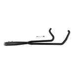 A SP Concepts M8 Bagger Black Full Length Exhaust M8 2017-Present for a motorcycle from SP Concepts on a white background.