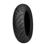 A Shinko 999 Long Haul Rear Tire 150/80-16 with exceptional performance and impressive tread life on a white background.