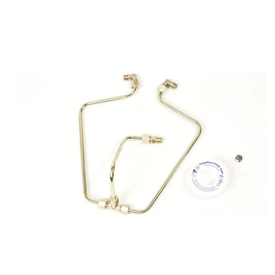 Brass Shovelhead Rocker Box Split Oil Lines TC Bros