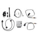 Motorcycle fuel management system with two connected oxygen sensors and integrated ThunderMax ECM with Integral Auto Tune System for Harley M8 Softail 21-24.