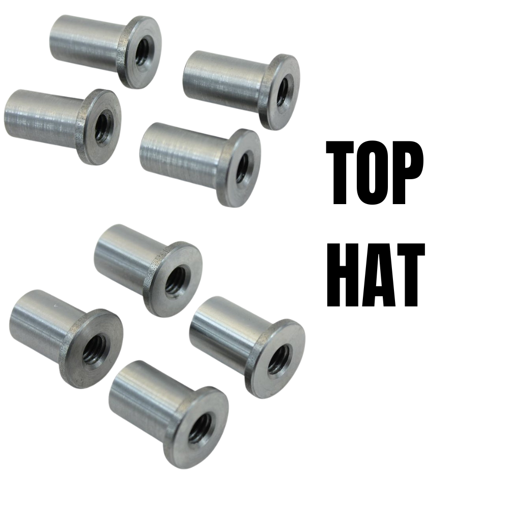 TC Bros. Blind Threaded (Top Hat-Style) Mounting Bungs