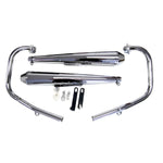 Harley-Davidson Norton Commando, Mikes XS XS650 Commando Exhaust System - 1974-1979 Standards, Yamaha XS650 Motorcycles.