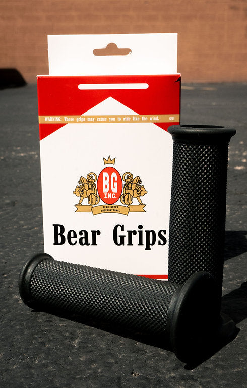 Speedwell motorcycle grips - black.