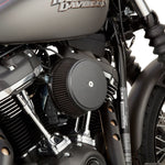 Arlen Ness Stage 1 Big Sucker performance intake air filter for Milwaukee-Eight irons.