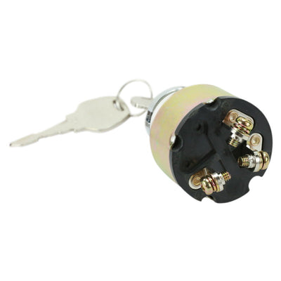 A Moto Iron® Universal Ignition Switch with labeled terminals and a 3 Position switch.