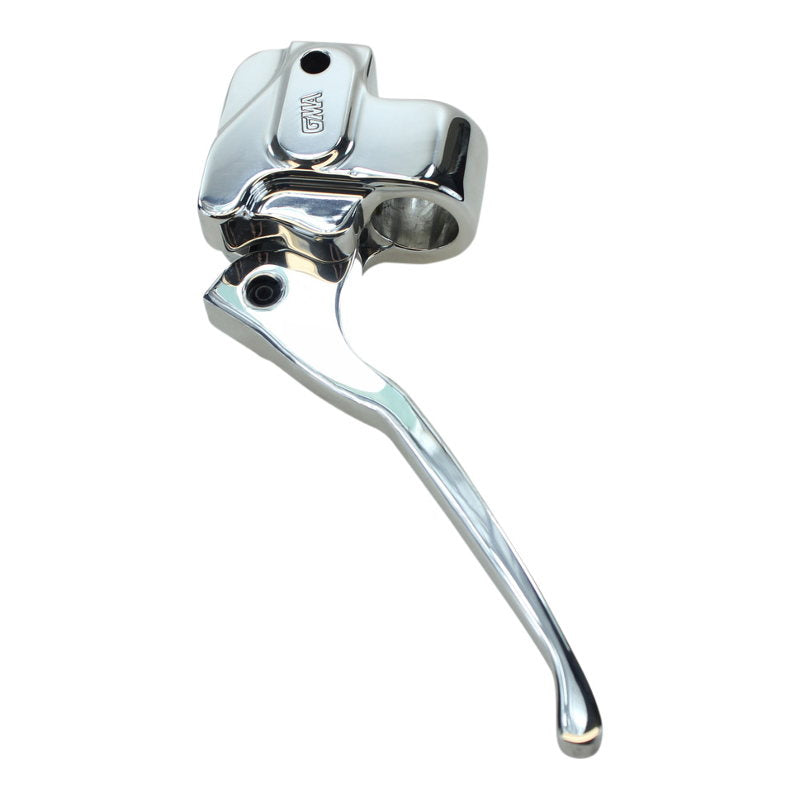 A GMA Polished Billet 1" Mechanical Clutch Control (Cable) on a white background.
