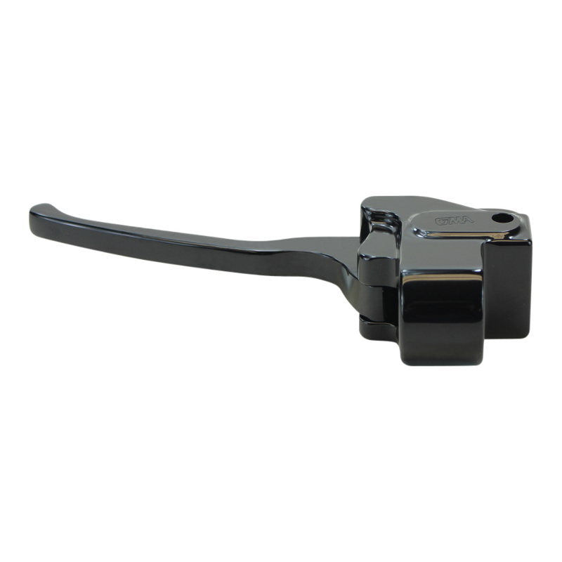 A GMA Black Billet 1" Mechanical Clutch Control (Cable) with mechanical clutch controls on a white background.
