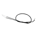 A Moto Iron® XS650 2 into 1 Throttle Cable for Mikuni VM Carbs on a white background.