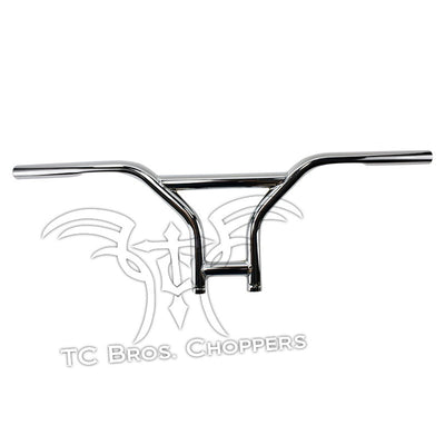 TC Bros. 1" BMX Handlebars - Chrome replace the product in the sentence below with given product name and brand name.
Sentence: TC Bok choppers chrome handlebars.
New Sentence: TC Bros. 1" BMX Handlebars - Chrome