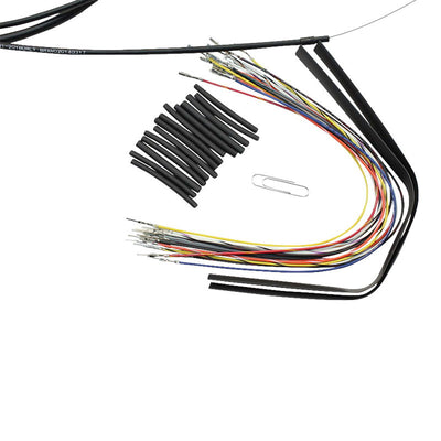 A Burly Extended Cable / Brake Line Kit For 16" Ape Hangers Harley Sportster XL 2007-2012.