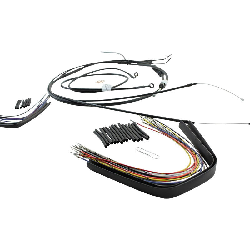 Replace the product in the sentence below with the given product name and brand name.

Harley-davidson wiring harness kit 05-09 Harley Sportster install kit.

With:

Burly Extended Cable / Brake Line Kit For 16" Ape Hangers Harley Sportster XL 2007-2012.