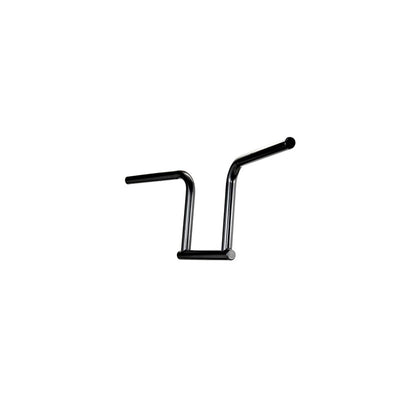 A TC Bros. 7/8" Speedline Handlebar - Black made with American steel tubing on a white background, with a satin black powdercoat finish.