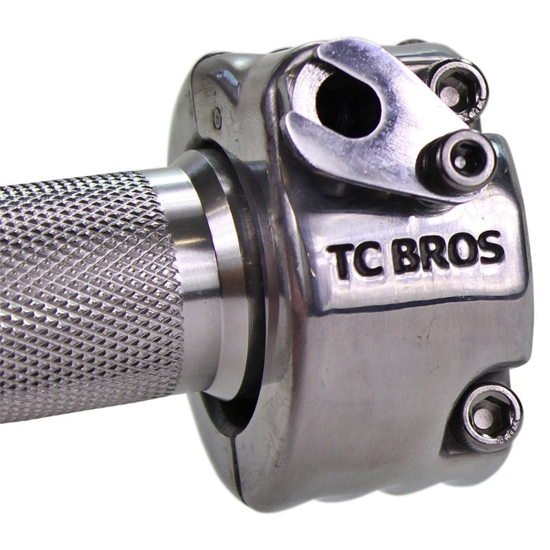 TC Bros. TC Bros. TC Bros. 7/8" Single Cable Motorcycle Throttle - Polished