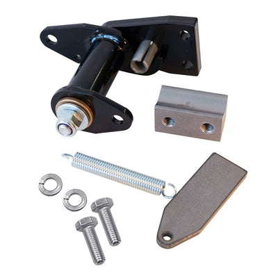 A set of TC Bros. bolts, nuts, and washers for a metal bracket that includes a TC Bros. Brake Pivot For Forward Control Linkage kit.