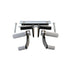 A pair of TC Bros. Yamaha XS650 Forward Controls Kit handlebars on a white background.