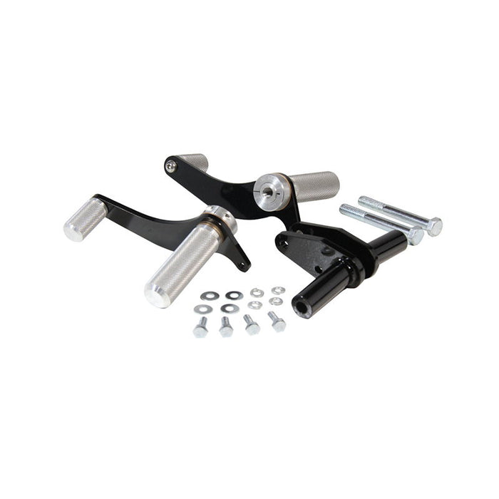 A set of TC Bros. aftermarket exhaust bolts and nuts for a TC Bros. Yamaha Maxim XJ750 Forward Controls Kit motorcycle.