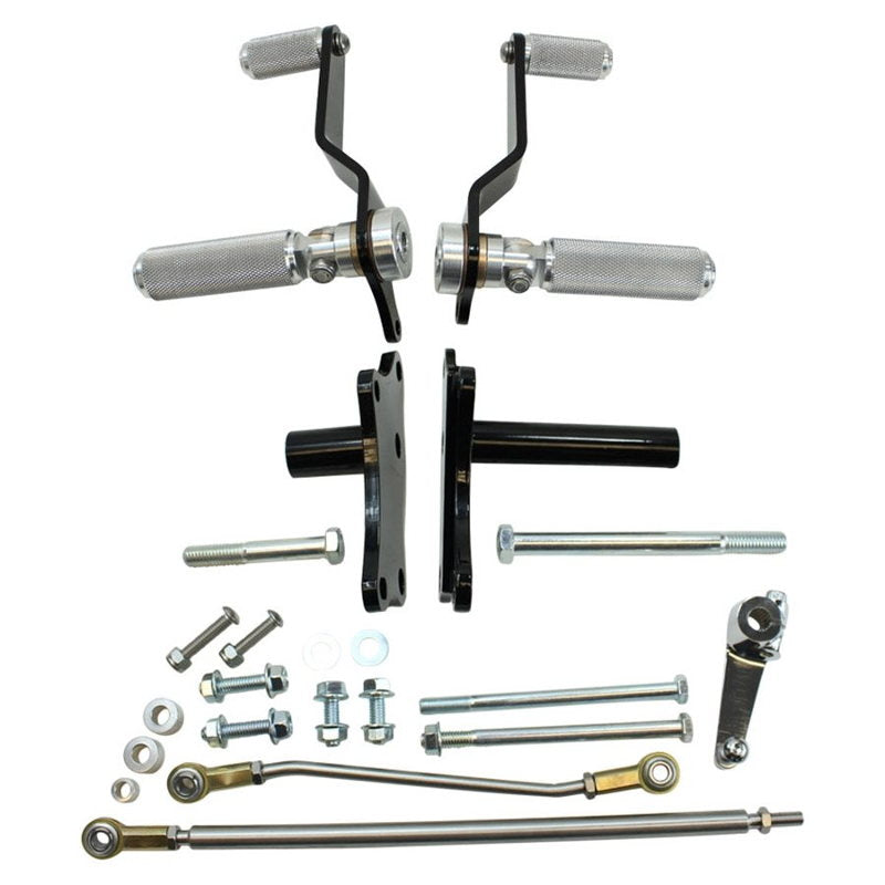 TC Bros. Sportster Forward Controls Kit for 91-03 5 Speed, made in USA, bolt on forward controls.