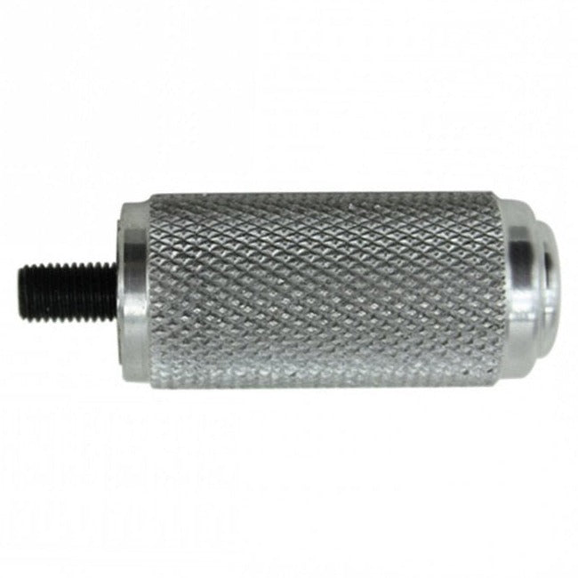 A TC Bros. Nomad Shift Peg for Harley Models - Knurled (sold each), CNC machined for enhanced traction and stability, on a white background.