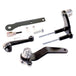TC Bros. Mid Controls Kit for 1991-2003 Harley-Davidson Sportster (w/o Footpegs) includes black metal suspension components, bolts, nuts, and fittings—perfect for upgrading your Sportster. Brand: TC Bros.