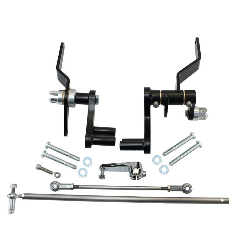 A set of TC Bros. Sportster Forward Controls Kit (NO PEGS) for 2014 - Newer for a Harley Davidson Sportster motorcycle.