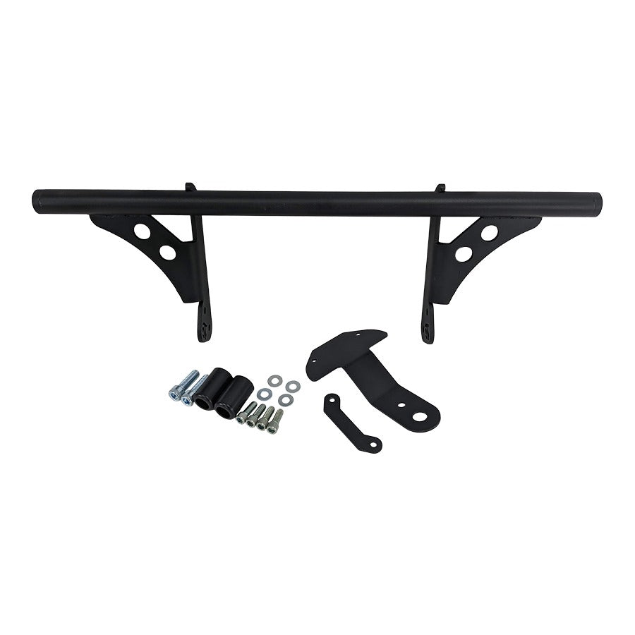 A TC Bros. Dyna Front Crash Bar (fits 1991-2017 models) with bolts and screws.