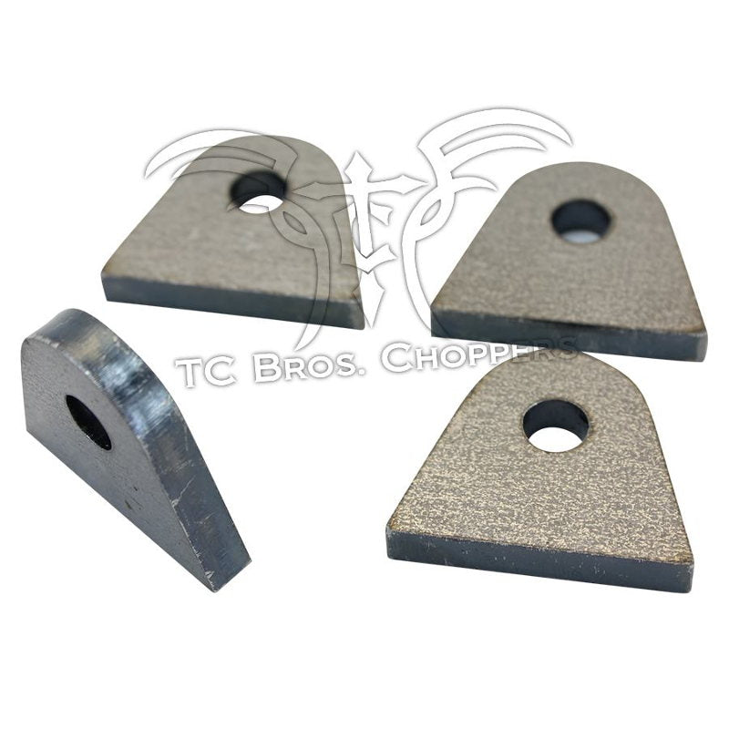 TC Bros. specialize in Weld On Steel Mounting Tabs Style 1 applications and welding, offering top-notch craftsmanship and expertise. They have a wide range of chopper options to choose from, all designed with threaded hole connections for Weld On Steel Mounting Tabs Style 1 by TC Bros.