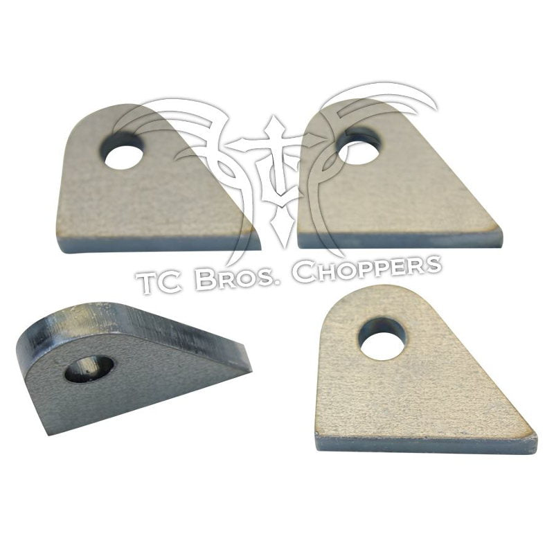TC Bros Weld On Steel Mounting Tabs Style 3 featuring a heavy duty design for precise CNC laser cut and welding capabilities.