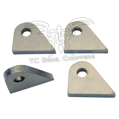 TC Bros Weld On Steel Mounting Tabs Style 3 featuring a heavy duty design for precise CNC laser cut and welding capabilities.