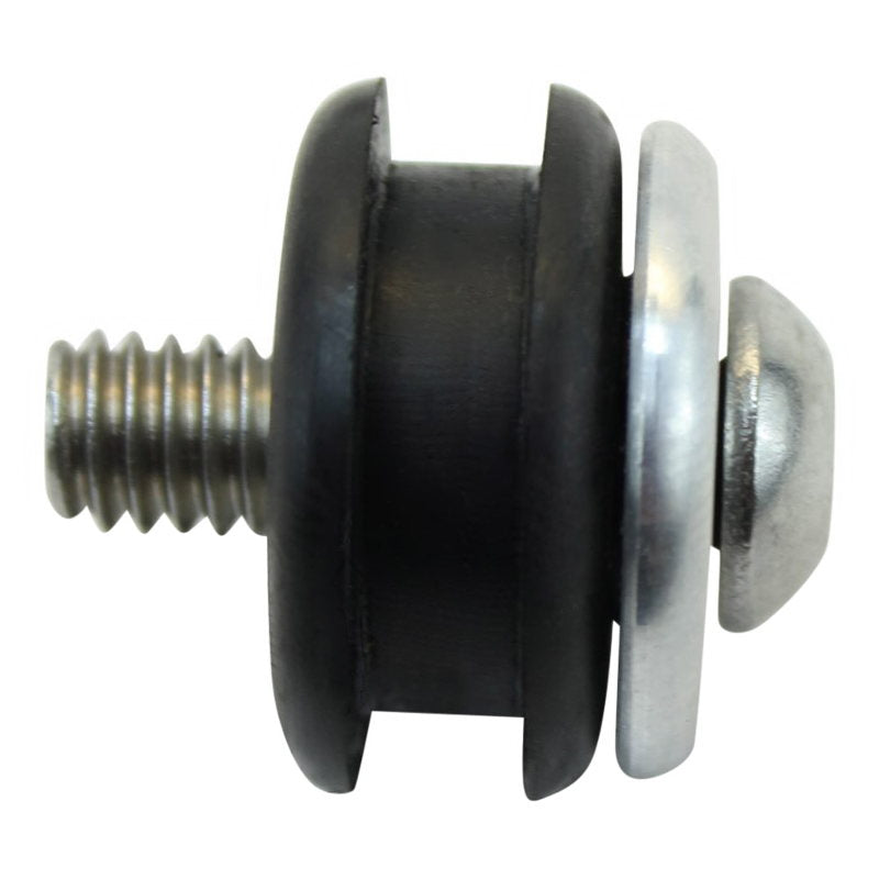 A Heavy Duty Gas Tank Rubber Mounting Kit by TC Bros with a screw on it.